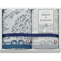 メゾンドエレガンス　今治フェイスタオル２枚セット