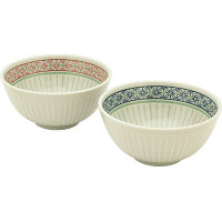 とくさ七宝文　ペアヌードルセット