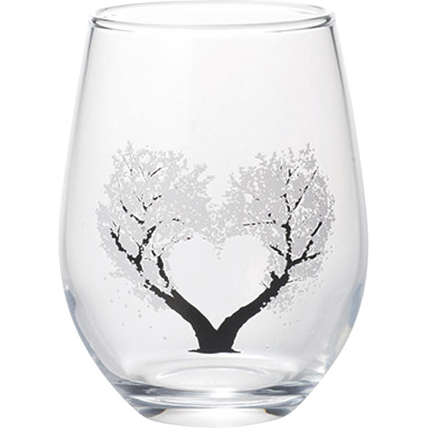 冷感　フリーグラス ハート桜のサムネイル画像1