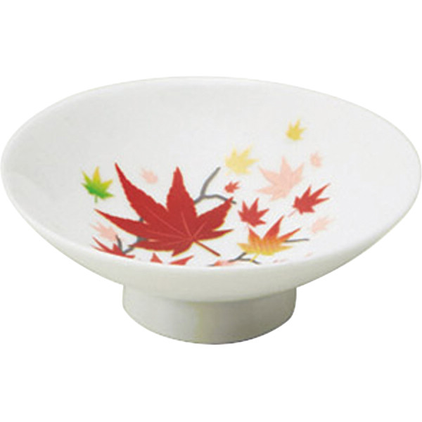 冷感　白平盃ペアセット 紅葉のサムネイル画像2