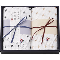 今治綿紗織　フェイスタオル２枚セット