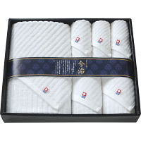 今治プレミアムホワイトＩＩ　バス・フェイス・ハンドタオルセット