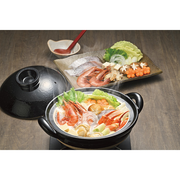 長谷園　伊賀８号土鍋黒釉のサムネイル画像2