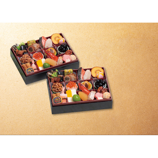 千賀屋謹製　迎春おせち料理「舞千」和風二折のサムネイル画像1