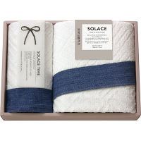ＳＯＬＡＣＥ〈ソラス〉　日本製　バス・ハンドタオルセット