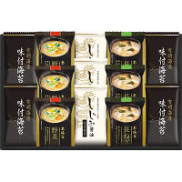 マルコメ　フリーズドライみそ汁＆有明海産味付海苔セット