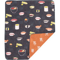 くろちく　両面ガーゼハンカチ