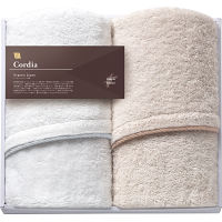 オーガニックジャパン　コーディア　ハーフバスタオル２枚セット