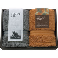 テディアッシュ　もふもふタッチ　フェイスタオル２枚セット