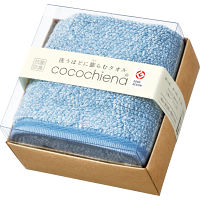 ココチエナ　ココキューブＩＩ　フェイスタオル ブルー 