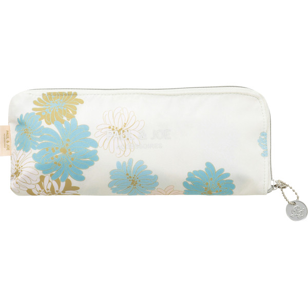 ポール＆ジョー　クリザンテーム５段折りたたみポーチ式雨傘 ホワイトのサムネイル画像1