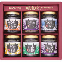 直火釜炊佃煮　瓶６品詰合せ