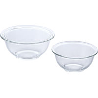 イワキ　耐熱ガラスボウル２点セット