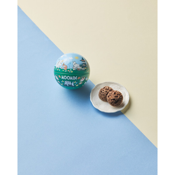 ムーミン　チョコクランチ入りボール缶 ＧＲＥＥＮ／春夏のサムネイル画像1