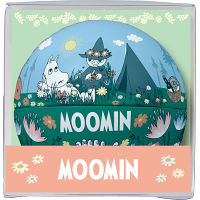 ムーミン　チョコクランチ入りボール缶 ＧＲＥＥＮ／春夏