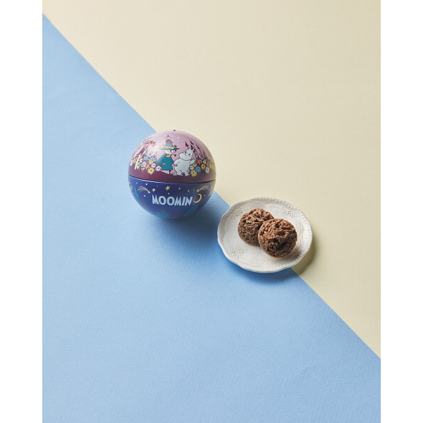 ムーミン　チョコクランチ入りボール缶 ＢＬＵＥ／春夏のサムネイル画像1