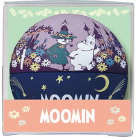 ムーミン　チョコクランチ入りボール缶 ＢＬＵＥ／春夏