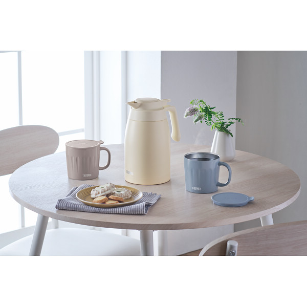 サーモス　ステンレスポット（１．５ｌ） アイボリーのサムネイル画像1