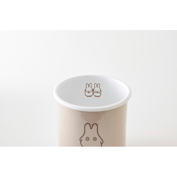 富士ホーロー　ミッフィーパステル　キャニスター（９ｃｍ） グレージュのサムネイル画像1