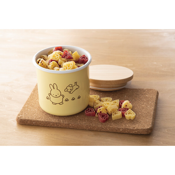 富士ホーロー　ミッフィーパステル　キャニスター（９ｃｍ） イエローのサムネイル画像2