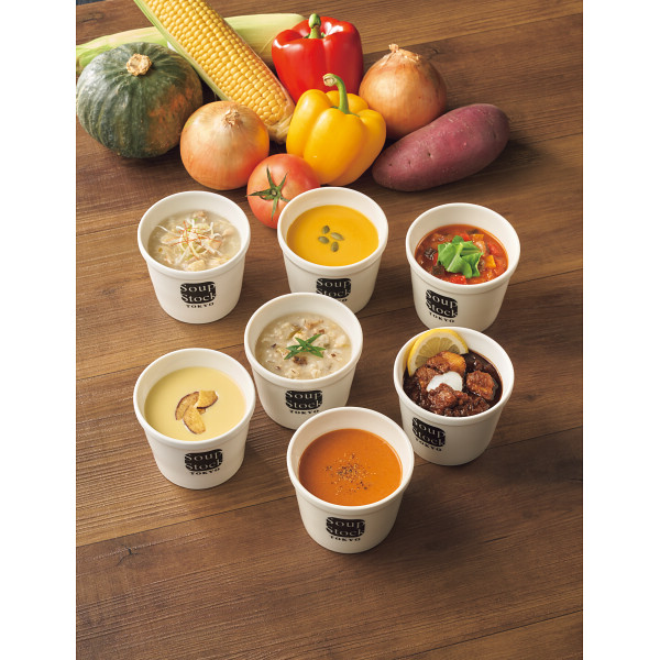 スープストックトーキョー　人気のスープセット（１４個）のサムネイル画像1