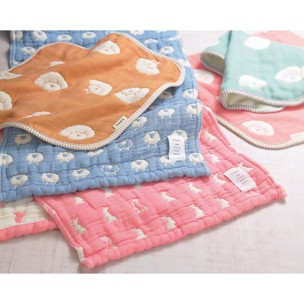 ふわら　６重織ガーゼフェイスタオル・ハンカチセットのサムネイル画像1