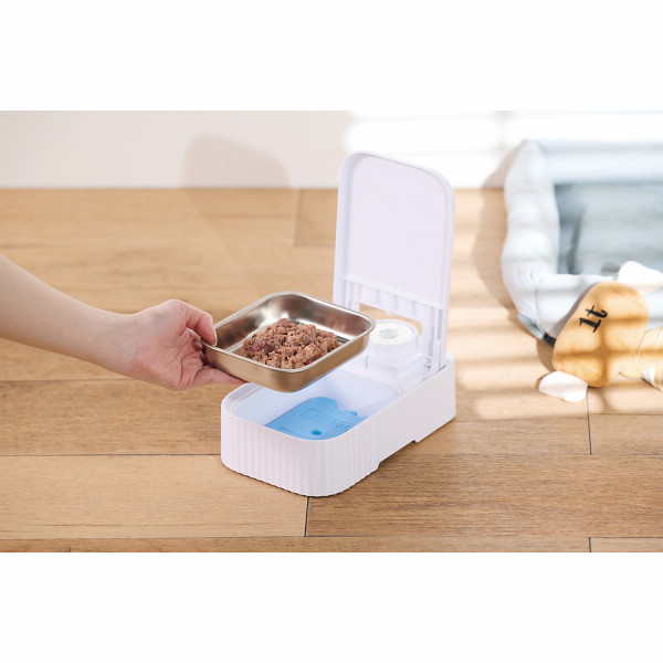 エレコム　ダイヤルタイマー式自動給餌器　ウェットフード対応のサムネイル画像1