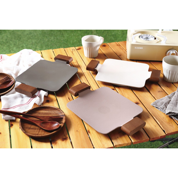 ドクターハウス　ソリッド　グリルパンミニ（２７ｃｍ） ホワイトのサムネイル画像1