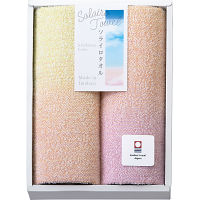 ソライロタオル　フェイスタオル２枚セット ピンク 