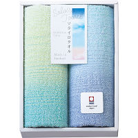 ソライロタオル　フェイスタオル２枚セット ブルー 