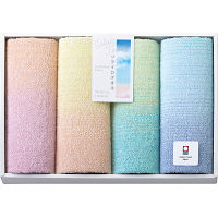 ソライロタオル　フェイスタオル４枚セット