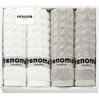 ｒｅｎｏｍａ　フェイスタオル４枚セット