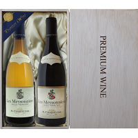 Ｍ．シャプティエ　フランス紅白ワインセット（木箱入）