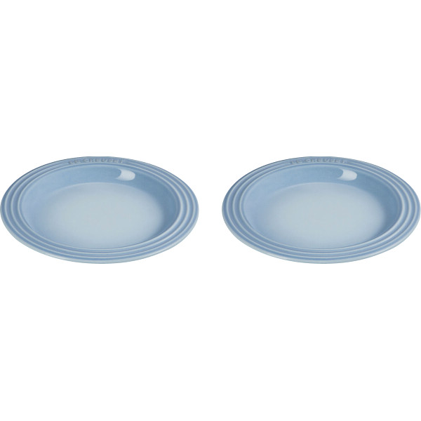 ル・クルーゼ レジェ・プレート ブライダルペアセット 18cm