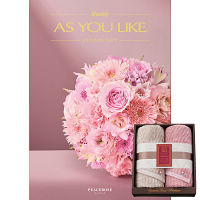 極ふわ　やさしいたおる＆２５カタログギフト（ピースローズ）セット