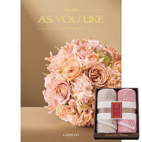 極ふわ　やさしいたおる＆２５カタログギフト（ガーデニア）セット