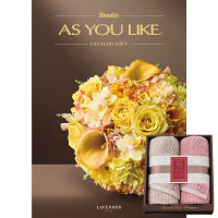 極ふわ　やさしいたおる＆２５カタログギフト（ラベンダー）セット