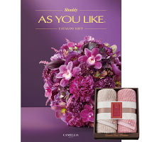 極ふわ　やさしいたおる＆２５カタログギフト（カメリア）セット