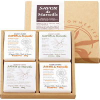 サボンドマルセイユ　マルセイユ無香料ギフトセット　４個入