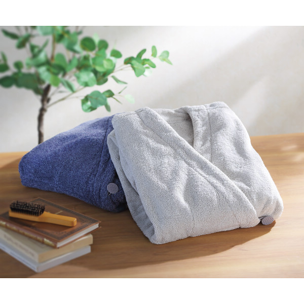 ココチエナ　ココローブペアセット２枚組 ネイビー／グレーのサムネイル画像1