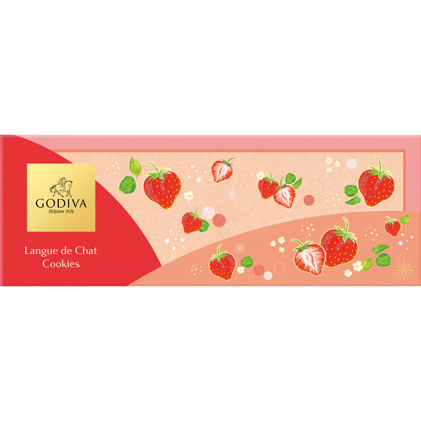 ゴディバ　あまおう苺ラングドシャクッキーアソートメント（８枚）のサムネイル画像1