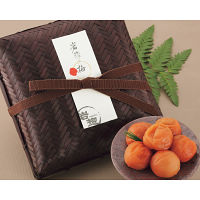 岩惣　紀州産南高梅こくの梅　竹籠入（３００ｇ）