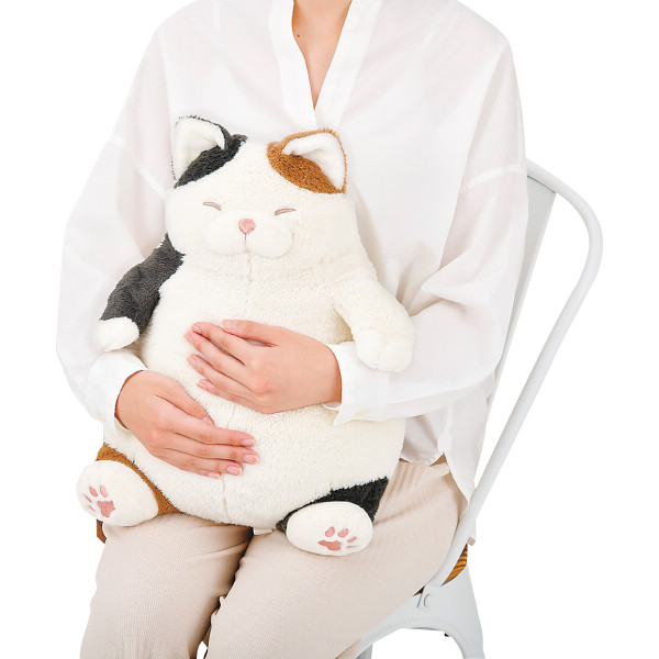 ねこ肯定感抱きまくらＬ みけねこのさんまのサムネイル画像1