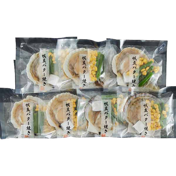 北海道産帆立バター焼きセットのサムネイル画像1