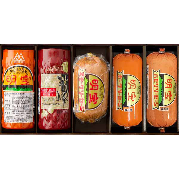 岐阜「明宝ハム」ハムとソーセージのバラエティ詰合せのサムネイル画像1