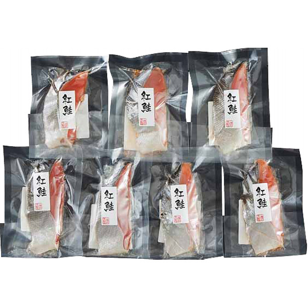 塩紅鮭切身７枚セットのサムネイル画像1