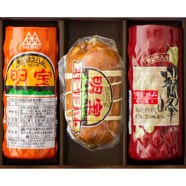 岐阜「明宝ハム」ハム３種の詰合せのサムネイル画像1