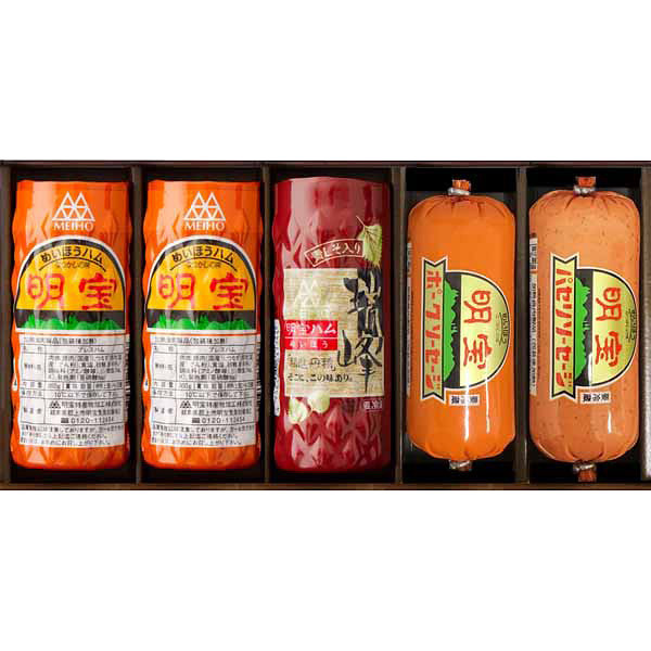 岐阜「明宝ハム」」ハム・ソーセージ５本詰合せのサムネイル画像1