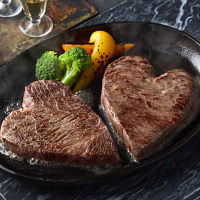 黒毛和牛ハート形ステーキ