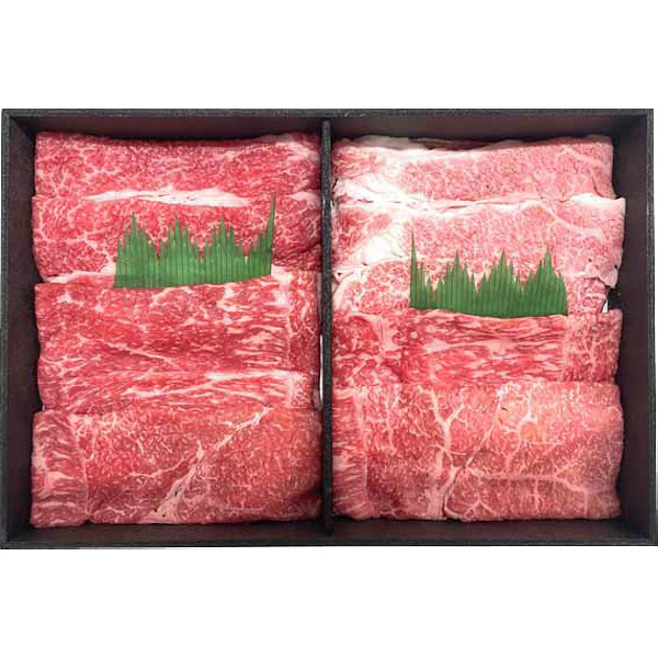 近江牛＆神戸ビーフすきやき食べ比べセットのサムネイル画像1